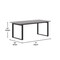 Flash Furniture Redmond 72x36 Conf Tbl w/1in. Thick Dbl Sided Laminate Tbl Top w/PVC and U-Frame Steel Bse, Gry Oak MT-M7236-LTGRY-UBF-GG - alternate 8